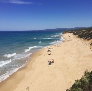 Spiaggia di Scivu lato Nord