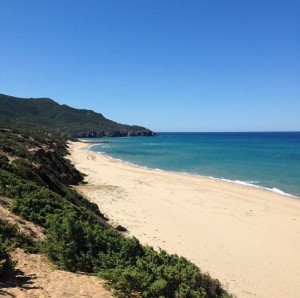 Spiaggia di Scivu lato Sud