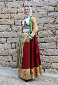 Costume sardo di Olzai