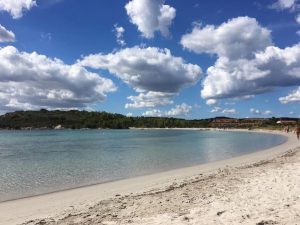 Spiaggia ovest di Baia Salinedda